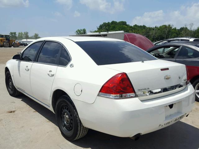 2G1WS583X81259118 - 2008 CHEVROLET IMPALA POL WHITE photo 3