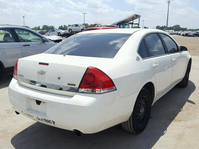 2G1WS583X81259118 - 2008 CHEVROLET IMPALA POL WHITE photo 4