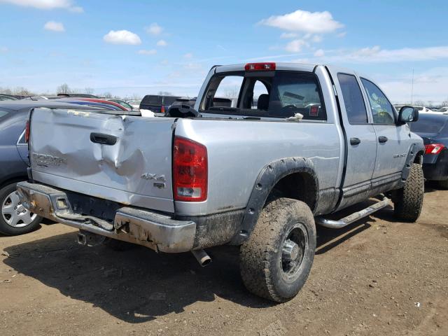 3D7KU28D93G769098 - 2003 DODGE RAM 2500 S SILVER photo 4
