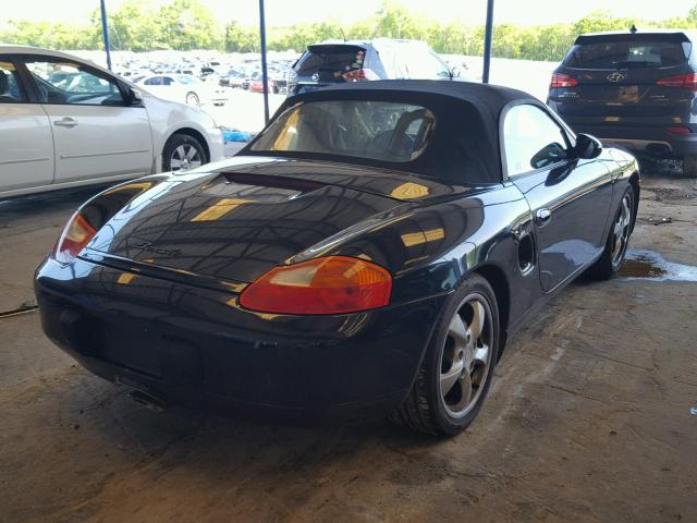 WP0CA29832U621386 - 2002 PORSCHE BOXSTER BLACK photo 4