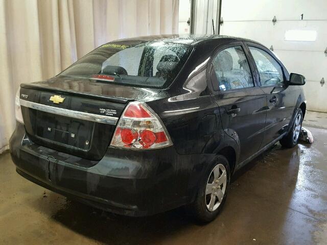 KL1TD5DEXAB072129 - 2010 CHEVROLET AVEO LS 黑色 照片 4