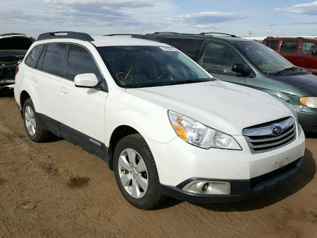 4S4BRBCC0C3285281 - 2012 SUBARU OUTBACK 2. WHITE photo 1