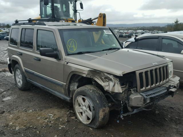 1J8HG48K66C129615 - 2006 JEEP COMMANDER BROWN photo 1