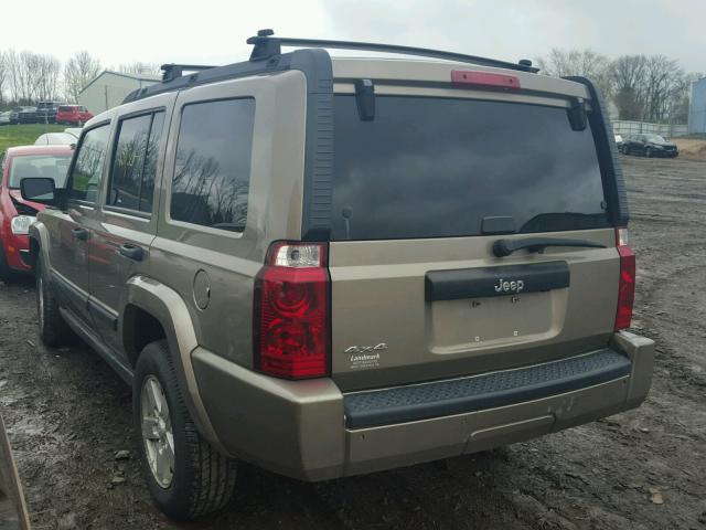 1J8HG48K66C129615 - 2006 JEEP COMMANDER BROWN photo 3