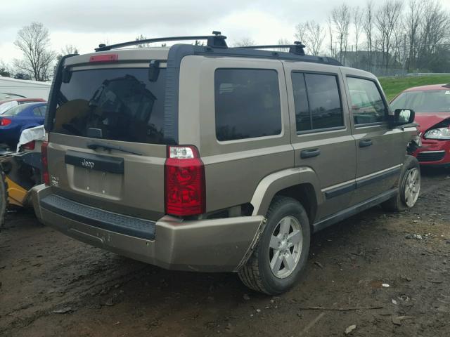 1J8HG48K66C129615 - 2006 JEEP COMMANDER BROWN photo 4