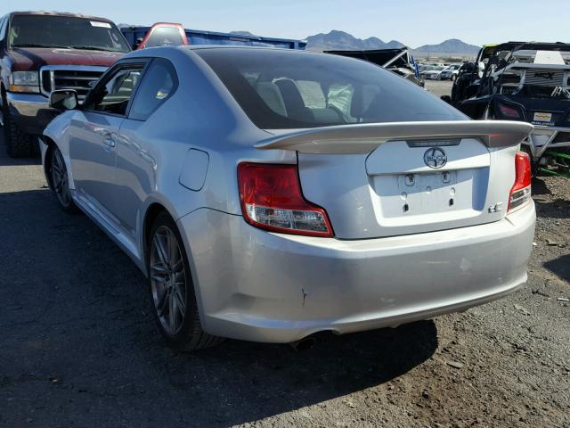 JTKJF5C72C3037992 - 2012 TOYOTA SCION TC 银色 照片 3