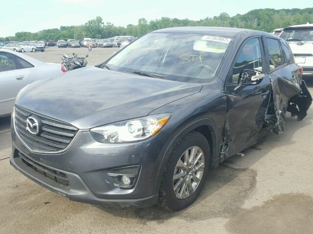 JM3KE4CY9G0703536 - 2016 MAZDA CX-5 TOURI GRAY photo 2