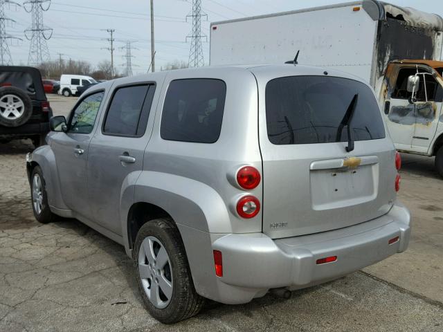 3GNCA13DX8S695355 - 2008 CHEVROLET HHR LS SILVER photo 3