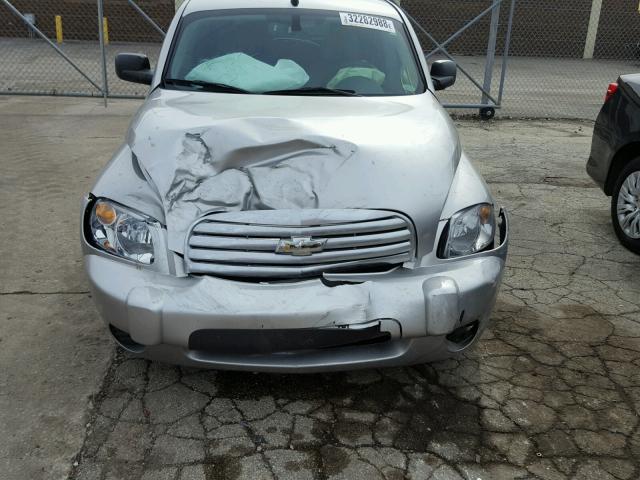 3GNCA13DX8S695355 - 2008 CHEVROLET HHR LS SILVER photo 9