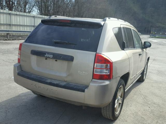 1J4NF1FB1AD623070 - 2010 JEEP COMPASS SP TAN photo 4