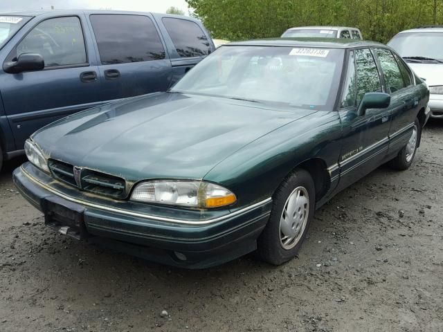 1G2HX53L9N1259125 - 1992 PONTIAC BONNEVILLE GREEN photo 2