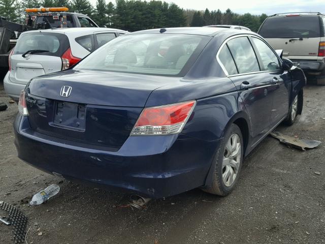 1HGCP2F82AA013086 - 2010 HONDA ACCORD EXL BLUE photo 4