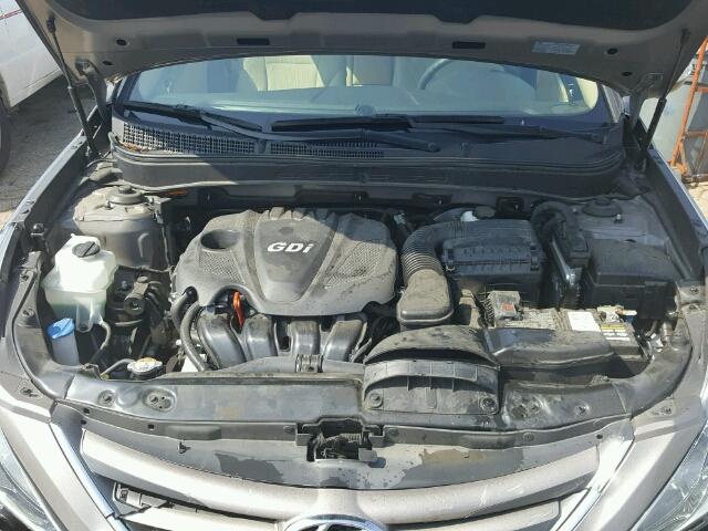 5NPEB4AC5EH928056 - 2014 HYUNDAI SONATA GLS GRAY photo 7