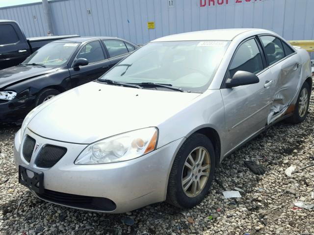 1G2ZG558064123981 - 2006 PONTIAC G6 SE1 SILVER photo 2