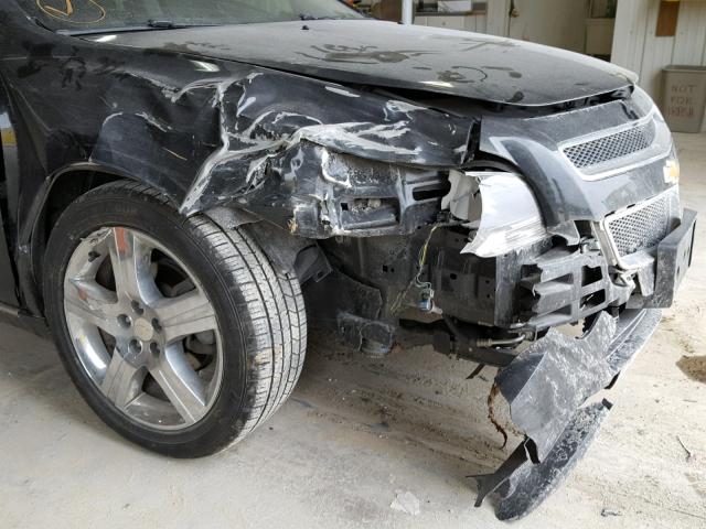 1G1ZC5E01CF260163 - 2012 CHEVROLET MALIBU 1LT 黑色 照片 9
