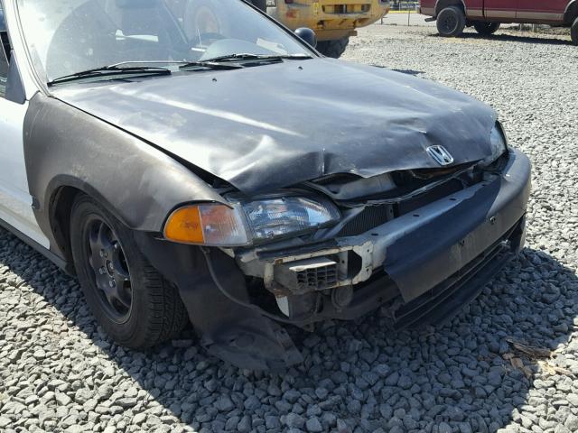 2HGEH2371PH536787 - 1993 HONDA CIVIC VX WHITE photo 10