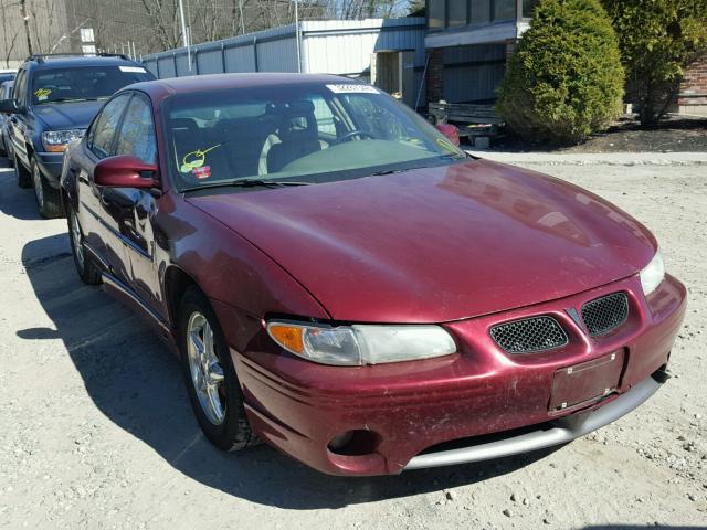 1G2WP52KX2F213639 - 2002 PONTIAC GRAND PRIX MAROON photo 1