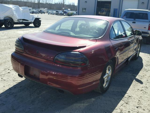 1G2WP52KX2F213639 - 2002 PONTIAC GRAND PRIX MAROON photo 4