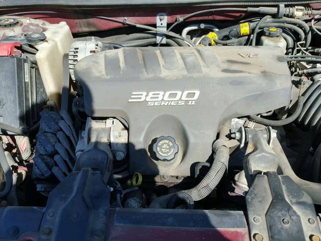 1G2WP52KX2F213639 - 2002 PONTIAC GRAND PRIX MAROON photo 7