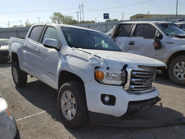 1GTG5CEA7H1217814 - 2017 GMC CANYON SLE WHITE photo 1