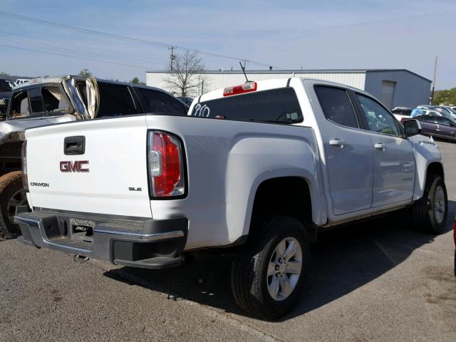 1GTG5CEA7H1217814 - 2017 GMC CANYON SLE WHITE photo 4