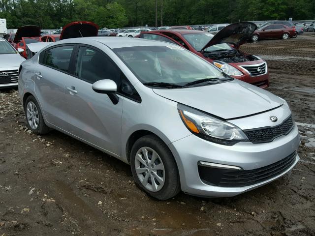 KNADM4A34H6029125 - 2017 KIA RIO LX Արծաթագույն լուսանկար 1