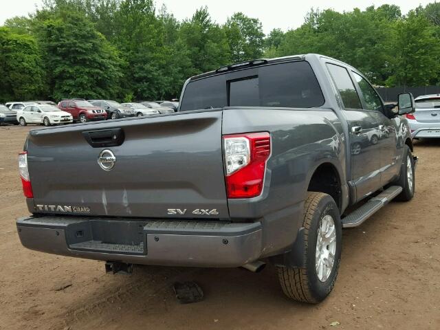 1N6AA1E59HN510211 - 2017 NISSAN TITAN SV CHARCOAL photo 4