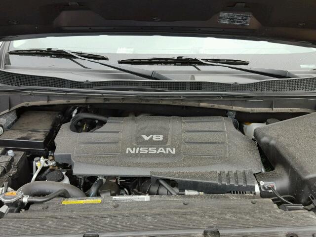 1N6AA1E59HN510211 - 2017 NISSAN TITAN SV CHARCOAL photo 7