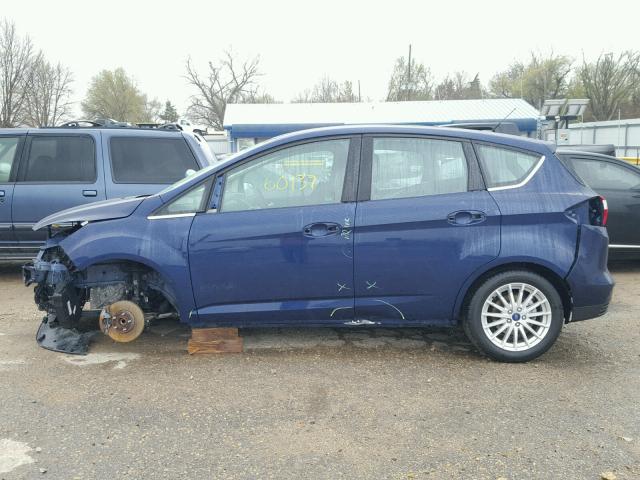 1FADP5BU3GL120500 - 2016 FORD C-MAX SEL BLUE photo 9