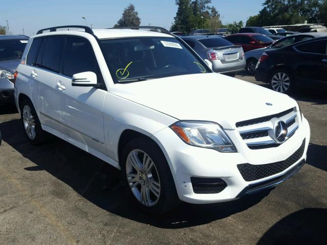 WDCGG5HB1FG389111 - 2015 MERCEDES-BENZ GLK 350 WHITE photo 1