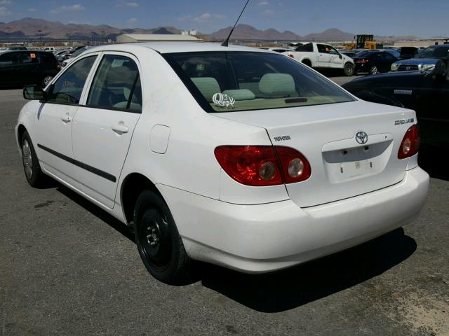 1NXBR32E48Z981992 - 2008 TOYOTA COROLLA CE WHITE photo 3