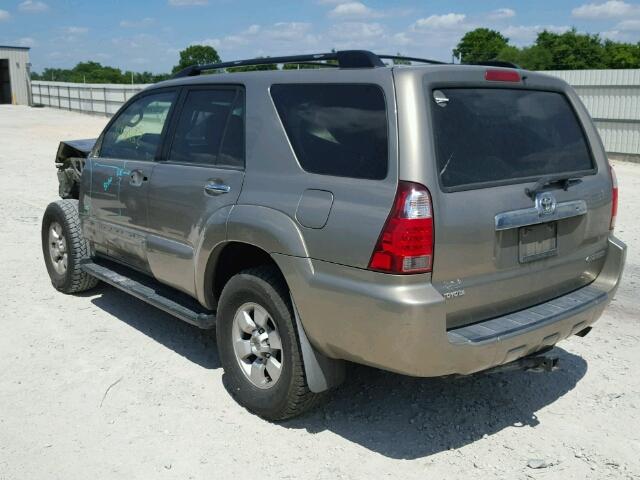 JTEZU14R670096376 - 2007 TOYOTA 4RUNNER SR BEIGE photo 3