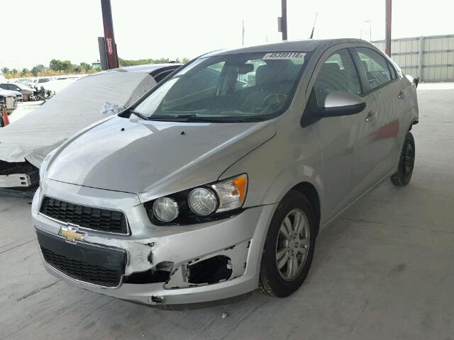 1G1JA5SH7C4226785 - 2012 CHEVROLET SONIC LS GRAY photo 2