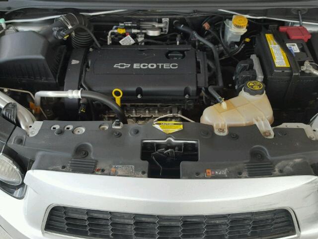 1G1JA5SH7C4226785 - 2012 CHEVROLET SONIC LS GRAY photo 7