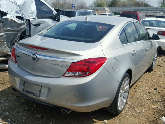 W04G15GV4B1060168 - 2011 BUICK REGAL CXL SILVER photo 4