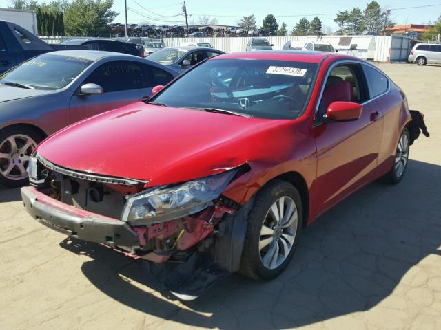 1HGCS1B84BA011260 - 2011 HONDA ACCORD EXL RED photo 2