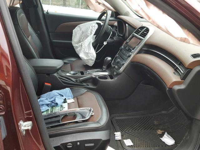 1G11F5SL6FF264927 - 2015 CHEVROLET MALIBU LTZ MAROON photo 5