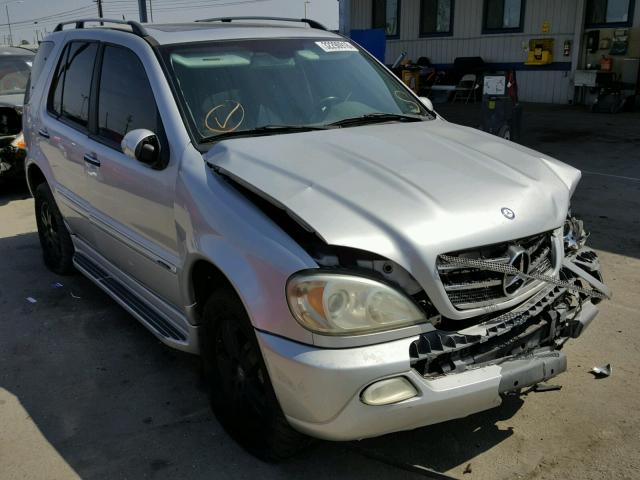 4JGAB75E75A561739 - 2005 MERCEDES-BENZ ML 500 SILVER photo 1