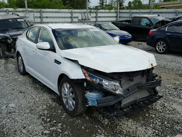 5XXGN4A72FG481136 - 2015 KIA OPTIMA EX WHITE photo 1