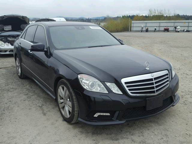 WDDHF2EB8BA329376 - 2011 MERCEDES-BENZ E 350 BLUE BLACK photo 1