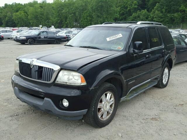 5LMEU88H03ZJ53022 - 2003 LINCOLN AVIATOR BLACK photo 2