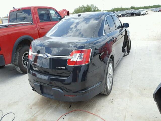 1FAHP2FW7BG140827 - 2011 FORD TAURUS BLACK photo 4