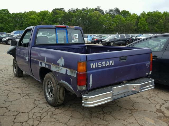 1N6SD11S0SC328407 - 1995 NISSAN TRUCK E/XE PURPLE photo 3