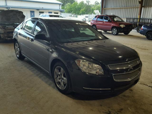 1G1ZH57B38F261631 - 2008 CHEVROLET MALIBU 1LT შავი ფოტო 1