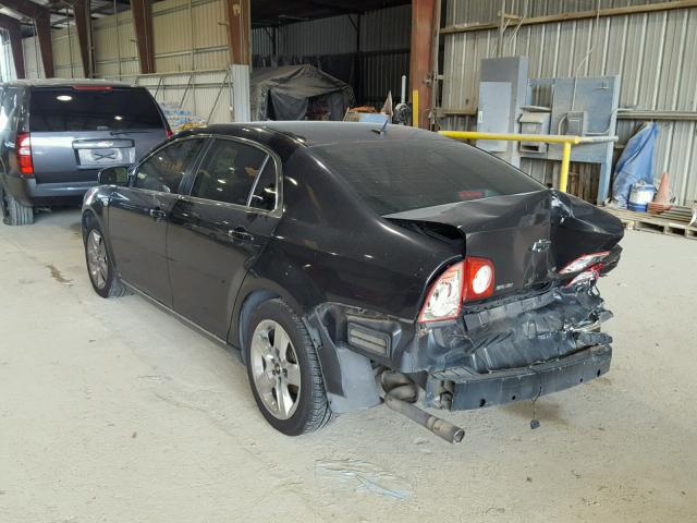 1G1ZH57B38F261631 - 2008 CHEVROLET MALIBU 1LT შავი ფოტო 3
