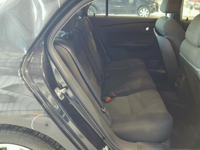 1G1ZH57B38F261631 - 2008 CHEVROLET MALIBU 1LT შავი ფოტო 6