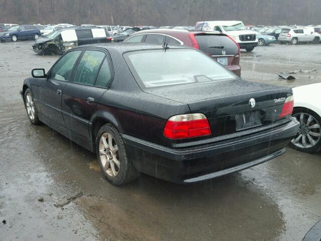 WBAGG83401DN88867 - 2001 BMW 740 I AUTO BLACK photo 3