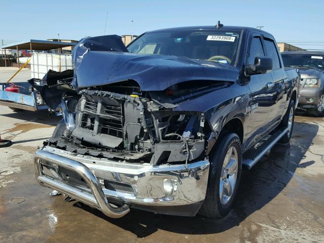 3C6RR6LT9GG293013 - 2016 RAM 1500 SLT BLUE photo 2