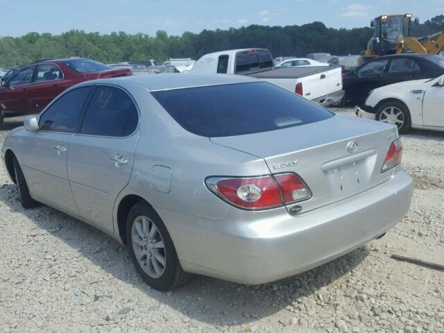 JTHBF30G836010376 - 2003 LEXUS ES SILVER photo 3