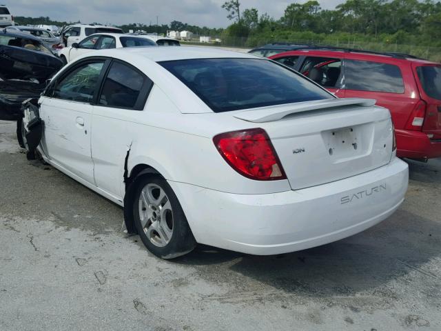 1G8AW12F74Z200055 - 2004 SATURN ION LEVEL WHITE photo 3